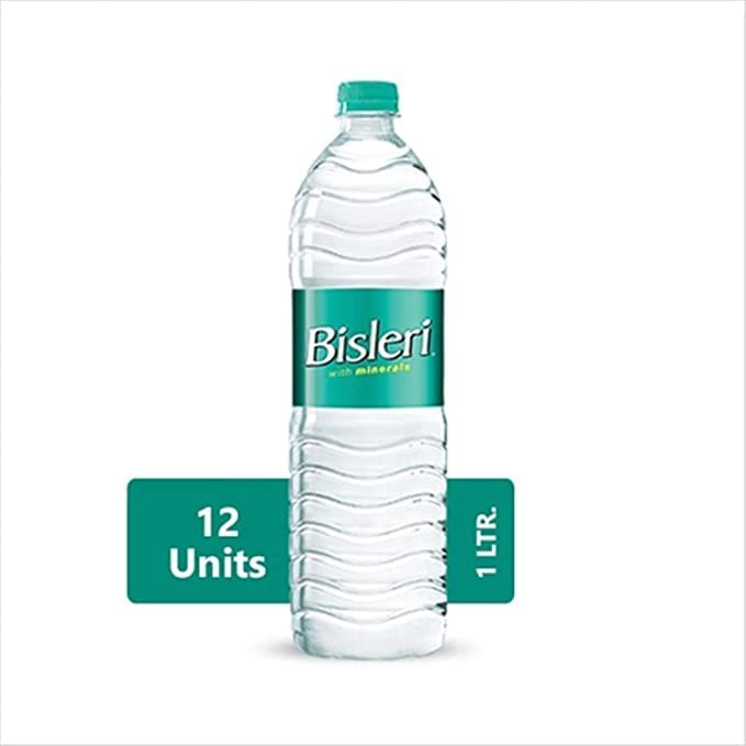 Bisleri With Added Minerals Water 1 Litre | Pack Of 12 Bottles